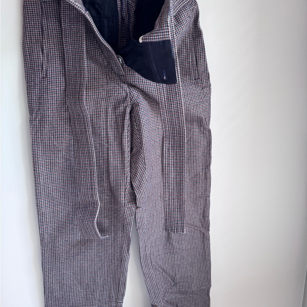 Wilfred Navy, Red,  and White Dress Pants with Elegant Design